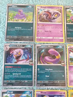 EKANS & ARBOK BUNDLE OF POKEMON CARDS - Image 2