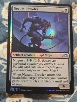 Nezumi Prowler FOIL Kamigawa Neon Dynasty Magic MTG - Image 1