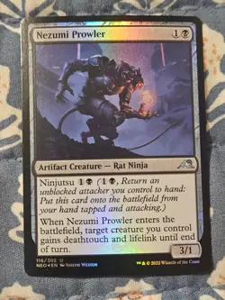 Nezumi Prowler FOIL Kamigawa Neon Dynasty Magic MTG - Image 2