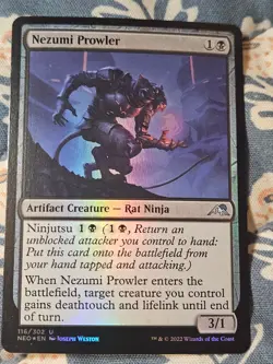 Nezumi Prowler FOIL Kamigawa Neon Dynasty Magic MTG - Image 3