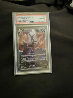 Umbreon V Alternate Art #189 Evolving Skies Pokemon PSA 10 Card - Image 1
