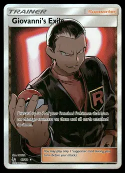 Pokemon Cards Giovanni's Exile 67/68 Hidden Fates Ultra Rare NM *2 - Image 1
