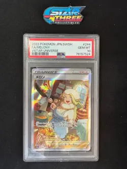 PSA 10 Gem Mint Melony 244/172 Vstar Universe FA 2022 Japanese Graded Card - Image 1