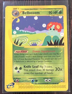 Pokemon Card - Bellossom Aquapolis 5/147 Rare Non Holo - Image 1