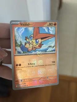 Victini 012/086 Master Ball SV: Black Bolt Pokemon Card, Pack-Pull! - Image 1