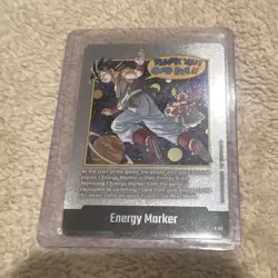 Bandai Dragon Ball Super Card Game Energy Marker E-03 Thank You! Good Bye!! Foil - Image 1
