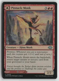 Pinnacle Monk Lightly Played Foil 246 Modern Horizons 3 Magic: The Gathering - Image 1