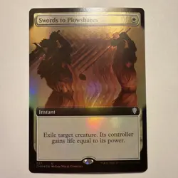 Swords to Plowshares (Extended Art) Commander Legends Foil - Image 1