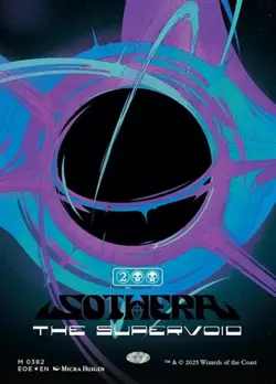Sothera, the Supervoid - Singularity Foil Extended Art EOE NM MTG - Image 1
