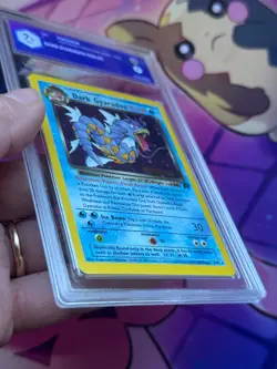 POKEMON • Team Rocket Dark Gyarados 8/82 Prerelease Promo • PSA 7.5 NM+ GRAAD - Image 3