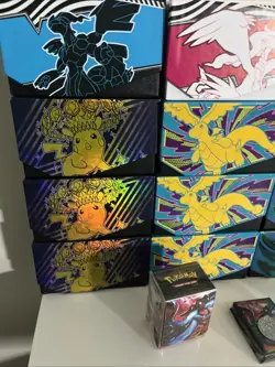 Pokemon ETB Lot Of 12 Open Box No Packs No Promos. - Image 2