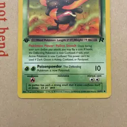Dark Gloom 36/82 1st Edition Team Rocket Pokemon Card WOTC - HP - Image 4
