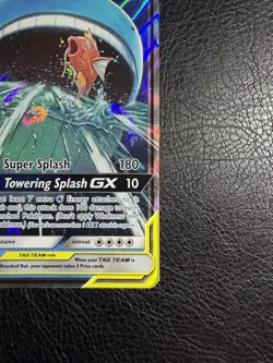 Magikarp & Wailord GX SM166 Full Art Tag Team Black Star Promo Pokemon M - Image 4