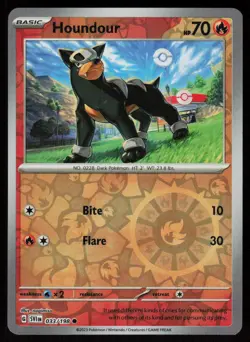 Houndour 033/198 Common Scarlet & Violet Pokemon Reverse Holo Near Mint - Image 1