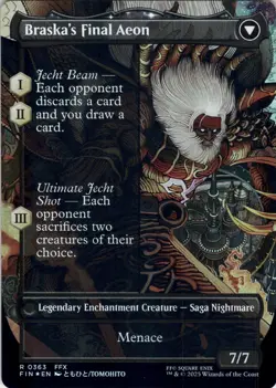 Jecht, Reluctant Guardian (Borderless Foil) Final Fantasy - Magic MTG NM - Image 2
