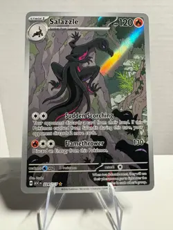 Pokemon TCG Salazzle Illustration Rare 224/217 Ascended Heroes - Image 1