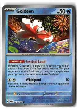 Goldeen ⭐ 020/131 Master Ball Pattern Prismatic Evolutions 2025 Pokemon NM - Image 1