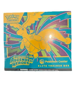 POKEMON TCG ASCENDED HEROES POKEMON CENTER ETB FACTORY SEALED - Image 2