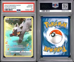 POKEMON TCG FULL ART Poochyena #GG33 CROWN ZENITH PSA 10 - Image 3