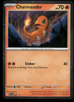 CHARMANDER 047 SCARLET & VIOLET LP US SELLER COSMOS HOLO - Image 2