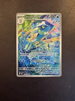 2026 Pokemon Frogadier 089/086 Chaos Rising Illustration Rare NM - Image 1