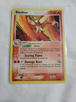 Blaziken 1/106 Holo Rare Pokemon EX Emerald M/NM - Image 1
