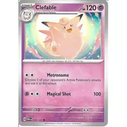 CLEFABLE - UNCOMMON - TWILIGHT MASQUERADE - POKEMON TCG - 079/167 - Image 1