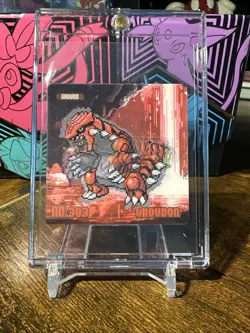 Pokemon Chinese EIF Gameboy Lenticular Groudon Box Hit - Image 1
