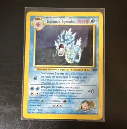 Pokemon TCG Giovanni's Gyarados 5/132 Gym Challenge Holo Rare Unlimited 90 LP - Image 1
