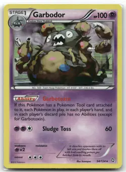 Garbodor 54/124 Holo Dragons Exalted Rare Near Mint - Image 1