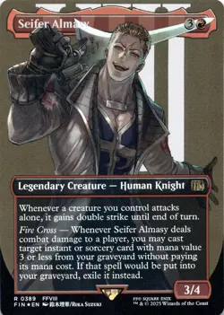 Seifer Almasy (Borderless Foil) Final Fantasy - Magic MTG NM - Image 1