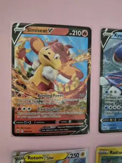 Pokemon Rotom VSTAR 046 Crown Zenith, Kyogre 037, Simisear 022, Radiant 051 - Image 2