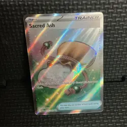 Sacred Ash 115/088 Pokemon Trainer-Item Perfect Order Holo Full Art Secret Rare - Image 1