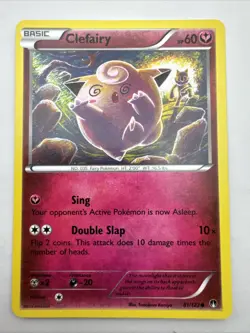 Pokemon TCG Clefairy 81/122 Common Regular 60 HP 1999 Tomokazu Komiya - Image 1