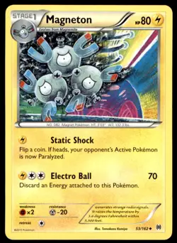 Magneton 53/162 Uncommon BREAKthrough Pokemon Moderately Played - Image 1