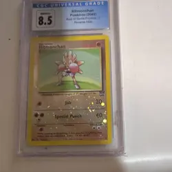 CGC 8.5 2003 Pokemon TCG Hitmonchan Best of 002/009 Reverse Holo ENG - Image 1