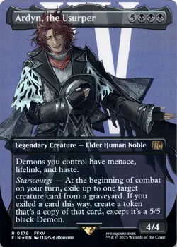 Ardyn, the Usurper (0379) (Borderless Foil) Final Fantasy - Magic MTG NM - Image 1
