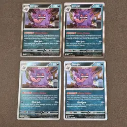 Gengar 050/088 HOLO x4 Playset Pokemon TCG ME03 Perfect Order 3x Holo 1 Rev Holo - Image 1