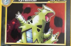Pokemon 1st Edition Tyranitar Neo Discovery 12/75 Holo Rare Partial Swirl - Image 5