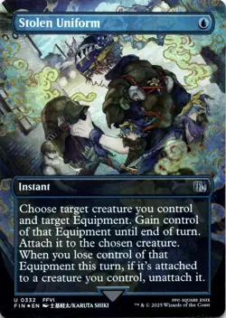 Stolen Uniform (Borderless Foil) Final Fantasy - Magic MTG NM - Image 1