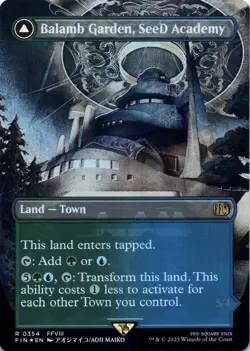 Balamb Garden, SeeD Academy (Borderless Foil) Final Fantasy - Magic MTG NM - Image 1