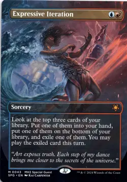 Expressive Iteration (Borderless) Special Guests - Magic MTG NM - Image 1