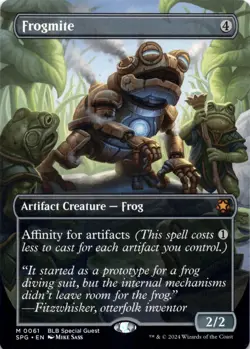Frogmite (Borderless) Special Guests - Magic MTG NM - Image 1