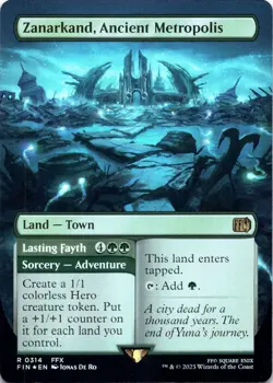 Zanarkand, Ancient Metropolis (Borderless Foil) Final Fantasy - Magic MTG NM - Image 1