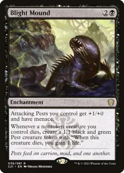 MTG - Blight Mound - Commander 2021 - X1 - (NM) - #L6543 - Image 1