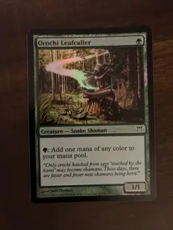 MTG Champions of Kamigawa Orochi Leafcaller Foil Mint/NM - Image 3