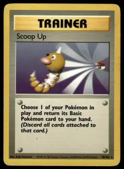 POKEMON SCOOP UP BASE SET UNLIMITED 78/102 R MP - Image 1