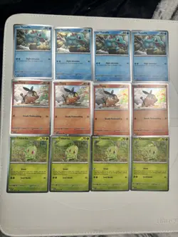 Pokemon TCG Chikorita Tepig Totodile Ascended Heroes Cosmos Holo Promo Set 4 NM - Image 1