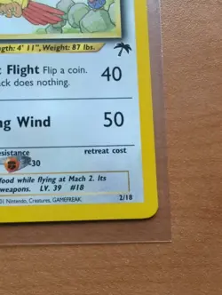 Pokemon TCG Pidgeot 2/18 Southern Islands LP - Image 2