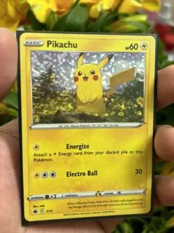 McDonald's Pokemon TCG Pikachu 7/15 Holo Promo English 60 HP Basic - Image 1
